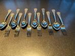 Bestekset (12) - .800 zilver - Djokja, 6 couverts