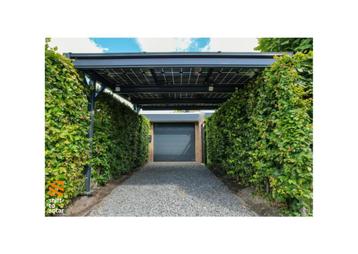 Stalen Solar Carport Zonnepanelen Enkel - 1 parkeerplek beschikbaar voor biedingen