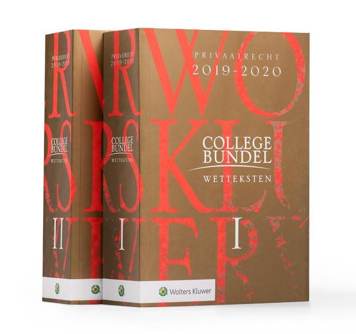 Wolters Kluwer Collegebundel 2019 2020 9789013151817, Boeken, Wetenschap, Zo goed als nieuw, Verzenden
