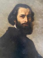 Gustave Courbet or Anselm Feuerbach (XIX), Werkplaats van -, Antiek en Kunst, Kunst | Schilderijen | Klassiek