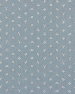 Petit Stars Katoen Licht Blauw, Hobby en Vrije tijd, Stoffen en Lappen, Blauw, Nieuw