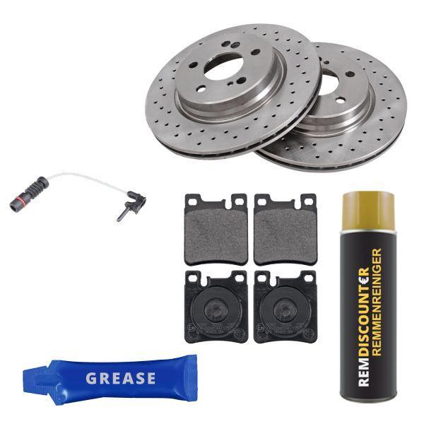 Voordeelset Remschijven + Remblokken MERCEDES SL 55 AMG acht, Auto-onderdelen, Klein materiaal, Nieuw, Verzenden