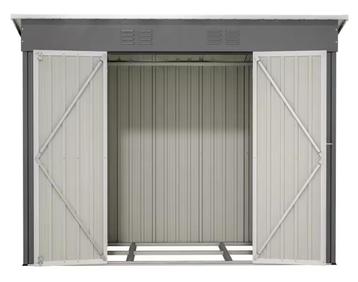Metalen Tuinschuur 8x4 FT - Weerbestendig met Fundering beschikbaar voor biedingen