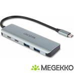 DICOTA D32061 interface hub USB Type-C 10000 Mbit/s Zilver, Verzenden, Nieuw, Dicota