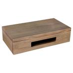 Fonteinplank Differnz Hout 40x25x10cm Bruin Eiken, Ophalen of Verzenden, Nieuw