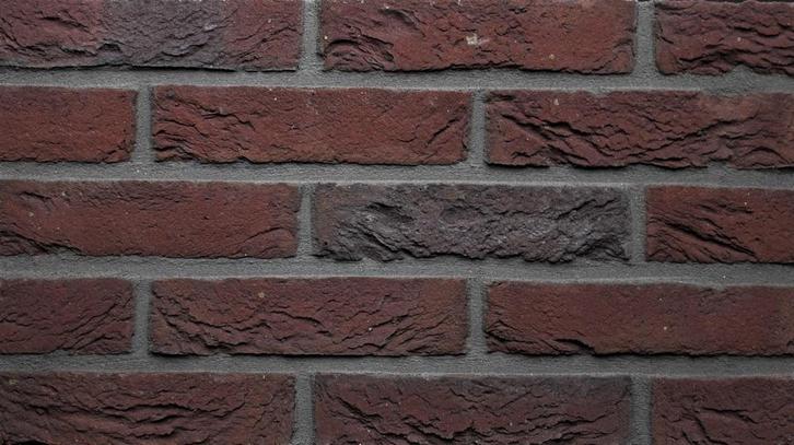 art. 1133 handvorm donkerrood gereduceerd waalformaat, Doe-het-zelf en Verbouw, Metselstenen, Bakstenen, Nieuw