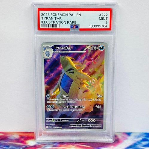 Pokémon Graded card - Tyranitar #222 Paldea Evolved -, Hobby en Vrije tijd, Verzamelkaartspellen | Pokémon