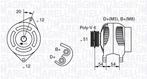 Dynamo / Alternator FIAT BRAVA (1.4 12 V), Auto-onderdelen, Motor en Toebehoren, Nieuw, Ophalen of Verzenden