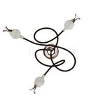 Serien Lighting Poppy Wall 3 armen, Keramiek/zwart, Verzenden, Nieuw