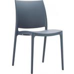(MDK-105005) Siesta Maya 4-poots stoel antraciet, Ophalen of Verzenden, Nieuw