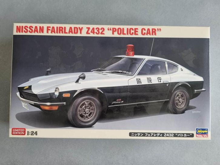 Hasegawa 20505 Nissan Fairlady Z432 Police car 1:24, Hobby en Vrije tijd, Modelbouw | Auto's en Voertuigen, Verzenden