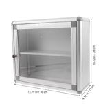 Aluminium medicijnkast – Wandmodel met 2 lagen, Verzenden, Nieuw