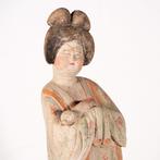 Oud Chinees, Tang-dynastie Terracotta Figuur van dikke dame