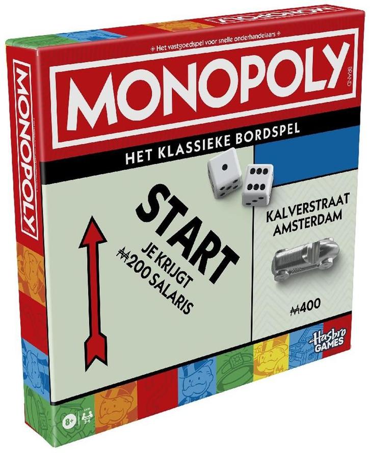 Monopoly - Het Klassieke Bordspel | Hasbro -, Hobby en Vrije tijd, Gezelschapsspellen | Bordspellen, Nieuw, Verzenden