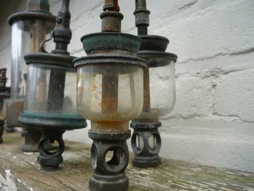 Lantaarn (11) - Brons - Olie doseer /smeerpotjes, Antiek en Kunst, Antiek | Wandborden en Tegels