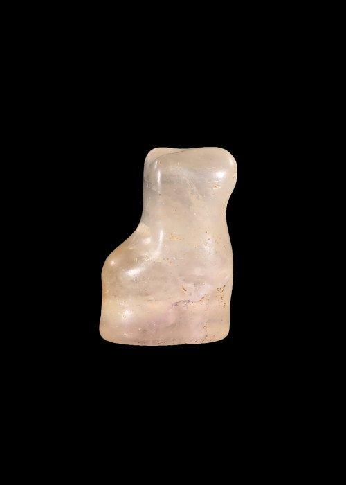 West-Aziatisch Rock Crystal Zoomorpische amuletkraal (Zonder, Antiek en Kunst, Antiek | Overige Antiek