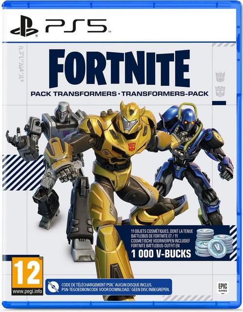 Fortnite Transformers Pack (Code in a Box) - PS5, Spelcomputers en Games, Spelcomputers | Overige, Verzenden