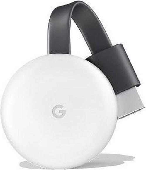 Google Chromecast V3 - Wit, Audio, Tv en Foto, Mediaspelers, Zo goed als nieuw, Verzenden