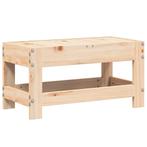 VidaXL tuin voetenbank, massief grenen, 62 x 30 x 32 cm, Ophalen, Nieuw