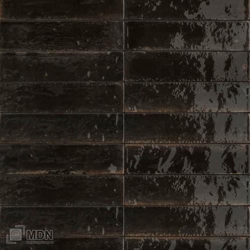 Ragno Look Nero handvorm tegels 6x24 cm langwerpig, Doe-het-zelf en Verbouw, Tegels, Nieuw, Verzenden