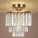 Plafondlamp - Plafonniere - Kroonluchter - Goud - FRIDEKO, Verzenden, Zo goed als nieuw
