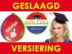 Geslaagd versiering - Mega aanbod geslaagd feestartikelen, Nieuw, Versiering, Overige, Ophalen