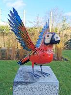Papegaai - Beeldje - Parrot - IJzer, Metaal, Antiek en Kunst