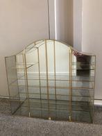 Vitrinekast - Glas, Kristal, Messing - Luxe glazen kast