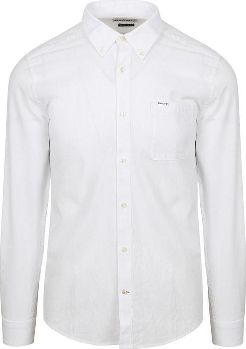 Barbour Shirt Nelson Tailored White maat L Heren, Kleding | Heren, Overhemden, Wit, Nieuw, Verzenden