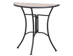 Siena Garden Prato Tafel 35,5x70x71 cm Staal/Zwart - Zwart, Ophalen of Verzenden, Nieuw