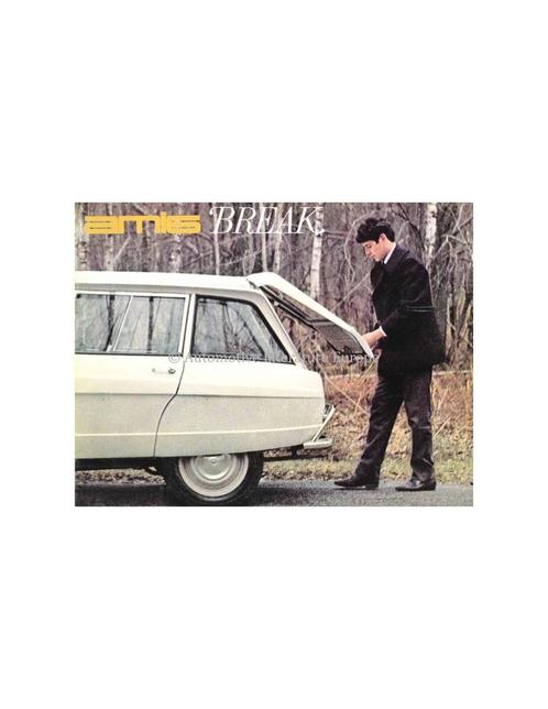 1965 CITROËN AMI 6 BREAK BROCHURE NEDERLANDS, Boeken, Auto's | Folders en Tijdschriften