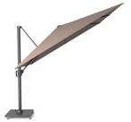 Challenger T1 premium zweefparasol 400x300 cm havanna, Tuin en Terras, Ophalen of Verzenden, Nieuw