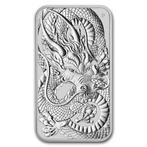 Perth Mint - Rectangle Dragon 1 oz 2021 - zilver muntbaar, Postzegels en Munten, Verzenden, Losse munt, Zilver