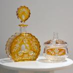 Karaf (2) - Kristal - Josephinenhütte, Antiek en Kunst