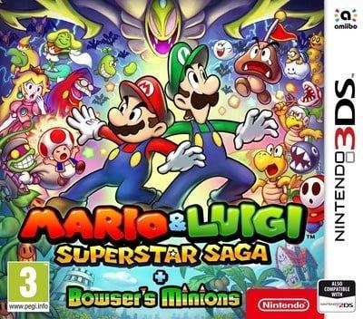3DS Mario & Luigi: Superstar Saga + Bowsers Minions, Spelcomputers en Games, Games | Nintendo 2DS en 3DS, Zo goed als nieuw, Verzenden