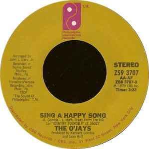 vinyl single 7 inch - The OJays - Sing A Happy Song / On..., Cd's en Dvd's, Vinyl Singles, Zo goed als nieuw, Verzenden