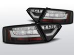 Achterlichten | Audi | A5 2007-2011 | LED-BAR | zwart | 07, Nieuw, Ophalen of Verzenden, Audi