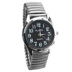 Fako® - Horloge - Rekband - Plato - Ø 37mm - Zilverkleurig -, Verzenden, Nieuw