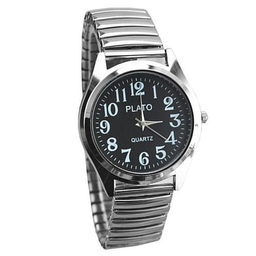 Fako® - Horloge - Rekband - Plato - Ø 37mm - Zilverkleurig -, Sieraden, Tassen en Uiterlijk, Horloges | Dames, Verzenden
