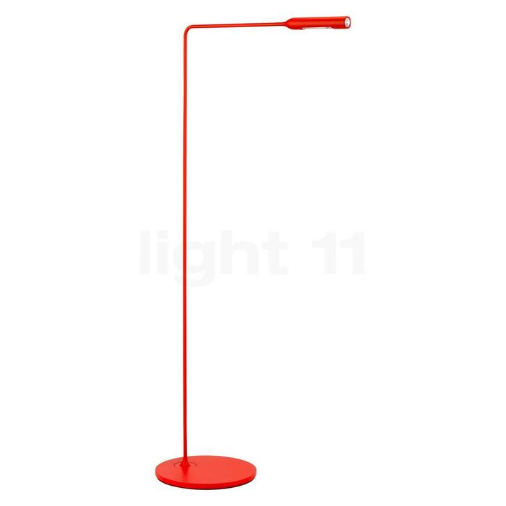 Lumina Flo Terra LED, rood - 110 cm - 2.700 k (Binnenlampen), Huis en Inrichting, Lampen | Vloerlampen, Nieuw, Verzenden