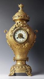 Klok - - Verguld brons - 1850-1900 - Napoleon III pendule, Antiek en Kunst, Antiek | Klokken