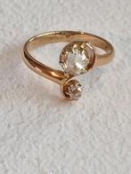 Ring - 18 karaat Geel goud - 0.60ct. tw. Diamant, Nieuw