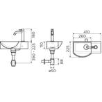 Fonteinset Clou InBe Set 8 Incl. Mat Zwarte Toebehoren 11x41, Ophalen of Verzenden, Nieuw