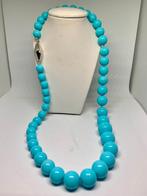 Turquoise - Zilver - Halsketting - Ketting in turquoise
