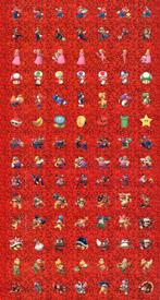 Nintendo Super Mario Holo Stickervel - Rood (Nieuw), Spelcomputers en Games, Games | Overige, Verzenden, Nieuw
