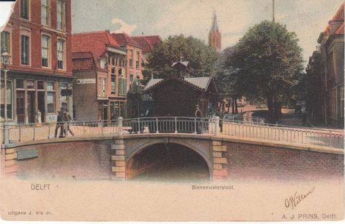 DELFT - Binnenwatersloot, Verzamelen, Ansichtkaarten | Nederland, Verzenden