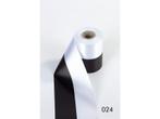 Nationaal vlag lint zwart/wit oa bretagne 100 mm breed, per, Huis en Inrichting, Ophalen of Verzenden, Nieuw
