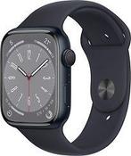 Apple Watch Series 8 45 mm kast van middernacht aluminium op, Verzenden, Gebruikt
