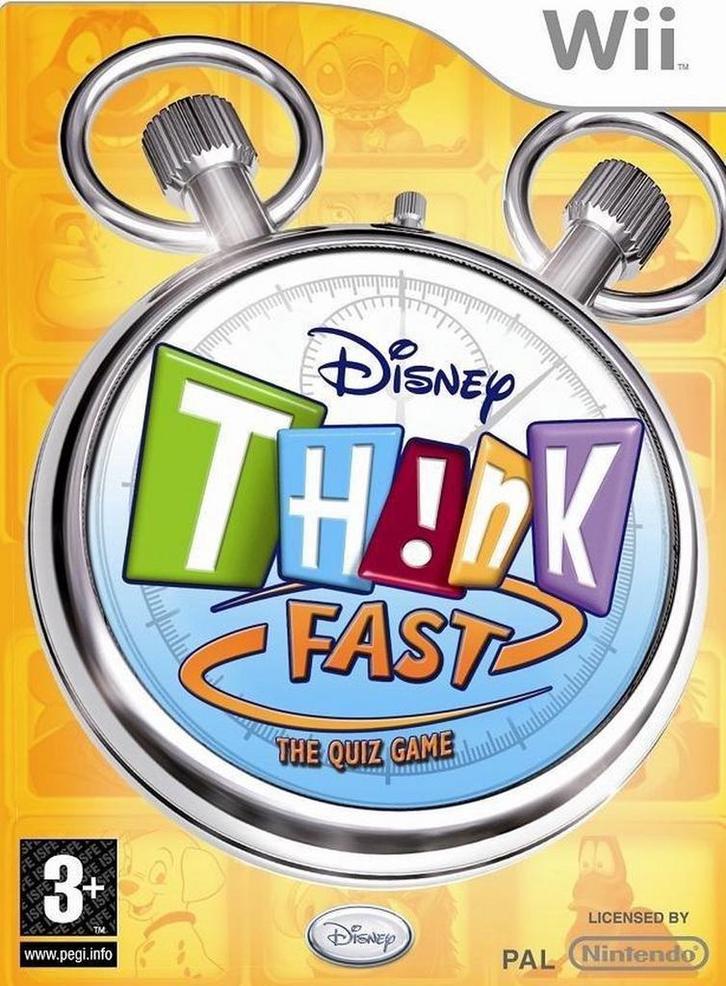 Wii Think Fast: The Quiz Game, Spelcomputers en Games, Games | Nintendo Wii, Zo goed als nieuw, Verzenden