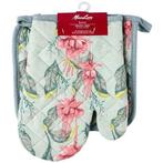 Miss Lucy Flower ovenhandschoen en pan lap set van 2 stuks, Ophalen of Verzenden, Nieuw